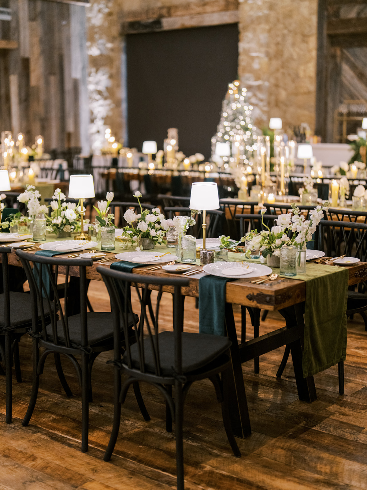 Hattie & Pierceson Winter wedding in the Barn at Hotel Drover