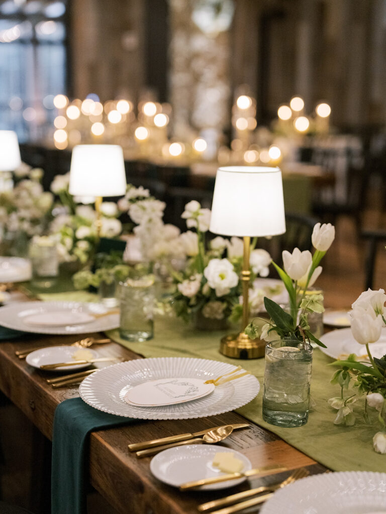 Candlelit Winter wedding in the Barn at Hotel Drover