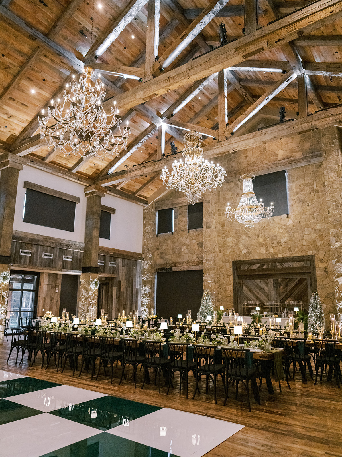 Hattie & Pierceson Winter wedding in the Barn at Hotel Drover