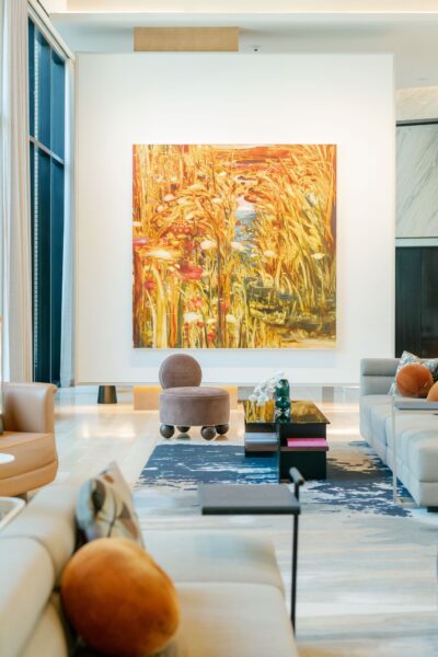 Crescent Hotel Fort Worth Lobby and Artwork