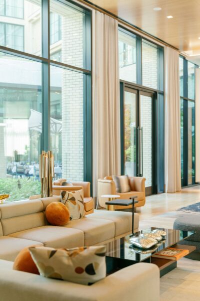 Crescent Hotel Fort Worth Lobby Lounge Area